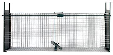 Image de BOÎTE À FAUVE AVEC PORTE GLISSIÈRE, 2 ENTRÉES, 130 X 36 X 47 CM - BOXTRAP